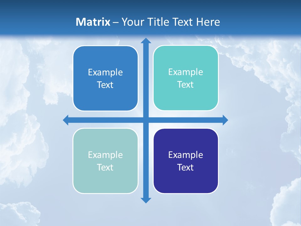 Clouds Color Heavens PowerPoint Template