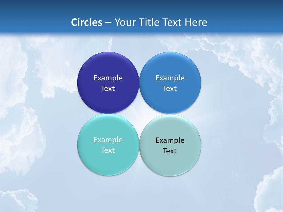 Clouds Color Heavens PowerPoint Template