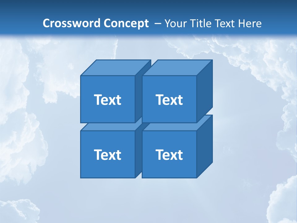 Clouds Color Heavens PowerPoint Template