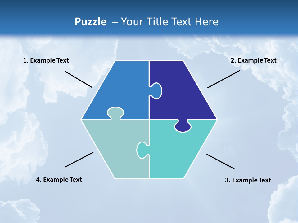 Clouds Color Heavens PowerPoint Template