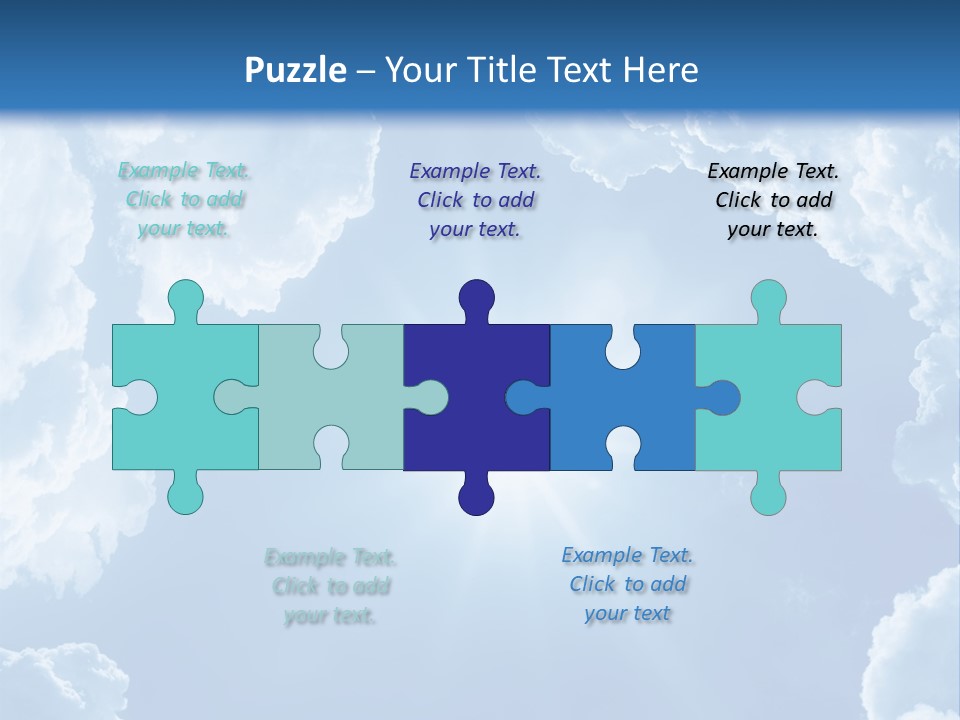 Clouds Color Heavens PowerPoint Template