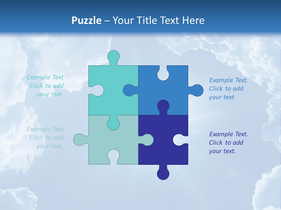 Clouds Color Heavens PowerPoint Template