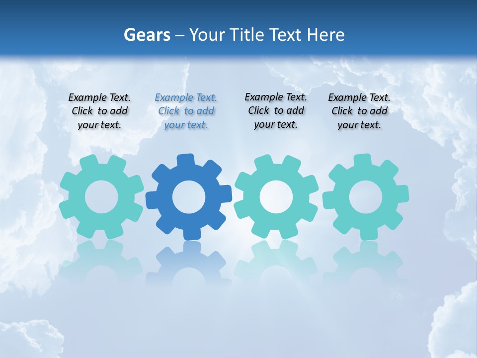 Clouds Color Heavens PowerPoint Template