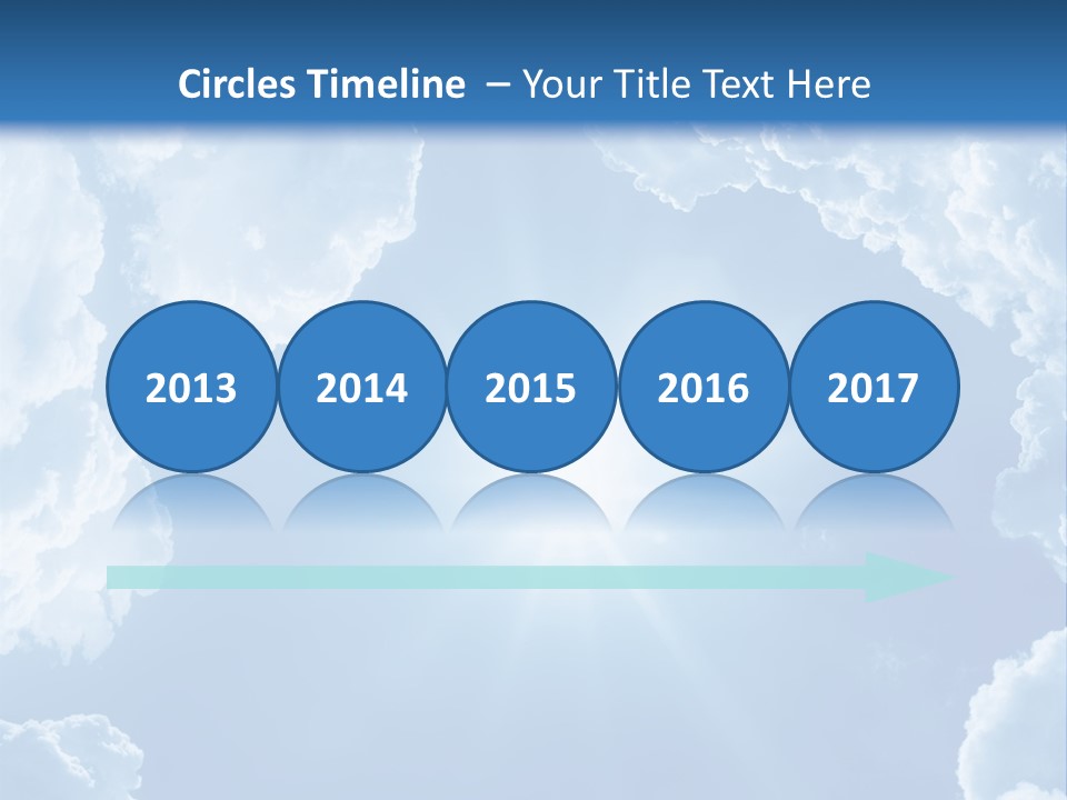 Clouds Color Heavens PowerPoint Template