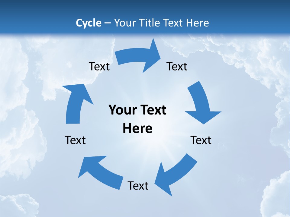 Clouds Color Heavens PowerPoint Template