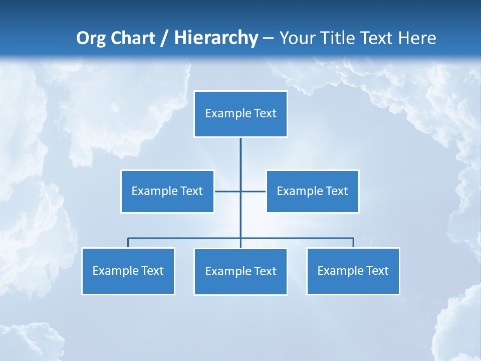 Clouds Color Heavens PowerPoint Template
