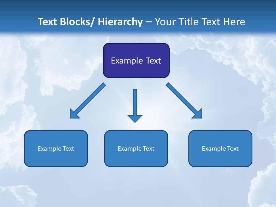 Clouds Color Heavens PowerPoint Template