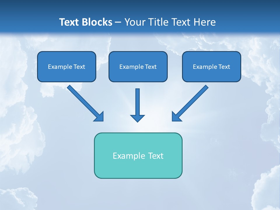 Clouds Color Heavens PowerPoint Template
