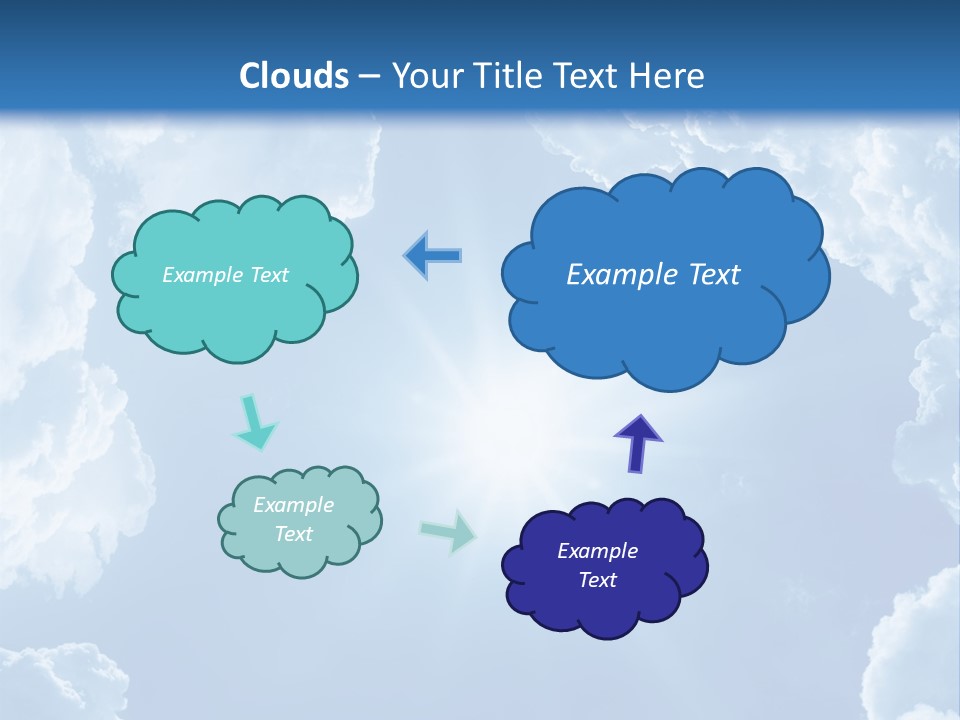 Clouds Color Heavens PowerPoint Template