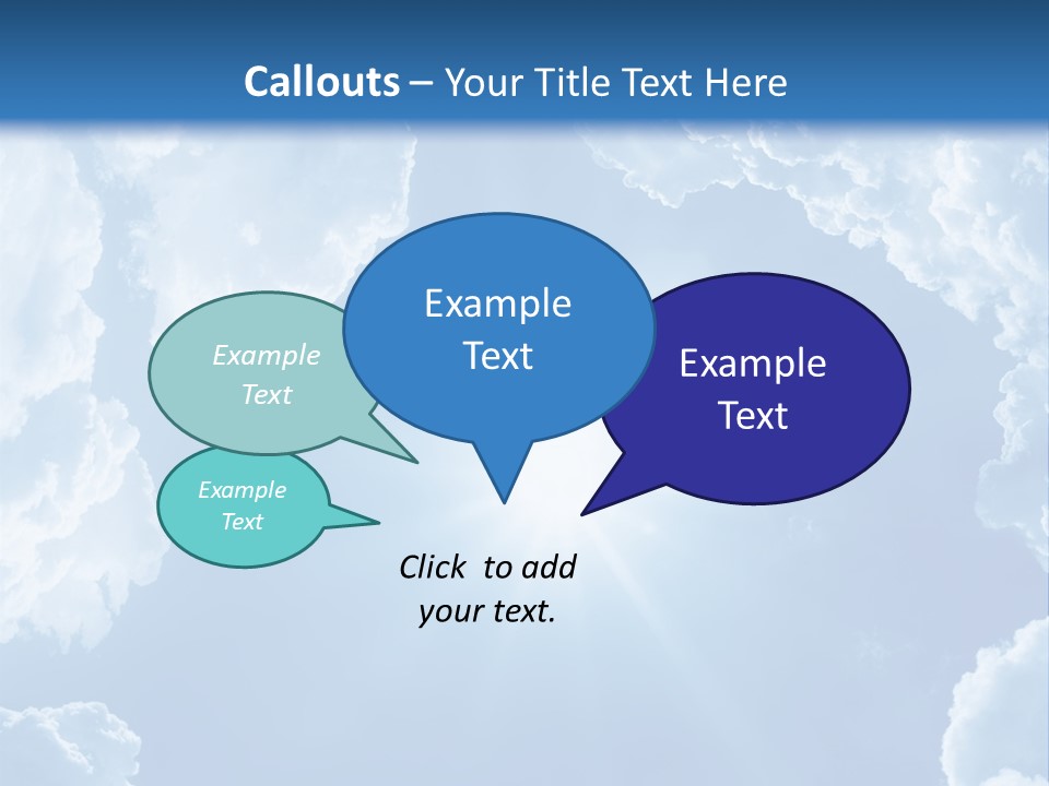 Clouds Color Heavens PowerPoint Template