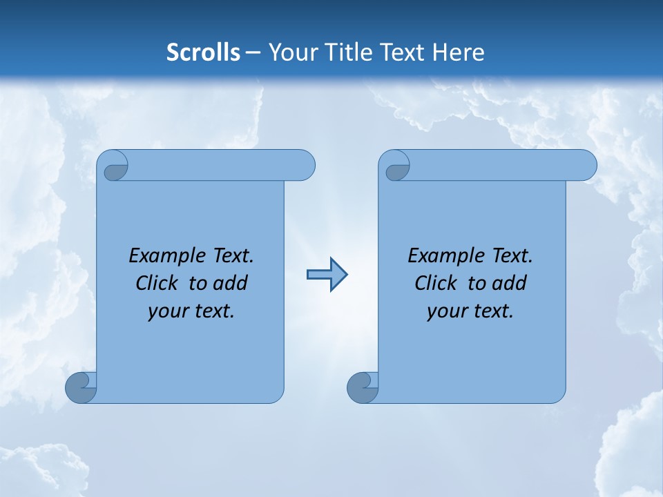 Clouds Color Heavens PowerPoint Template