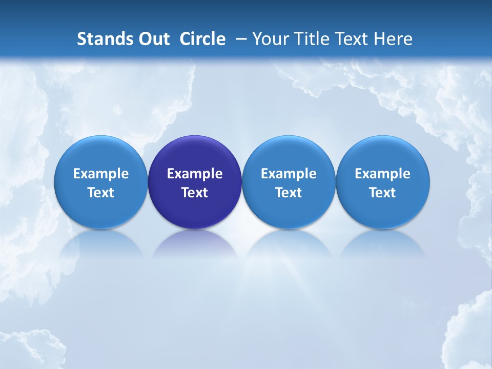 Clouds Color Heavens PowerPoint Template