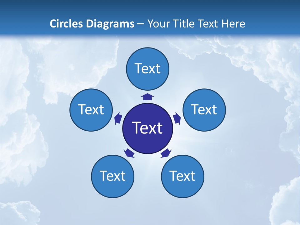 Clouds Color Heavens PowerPoint Template