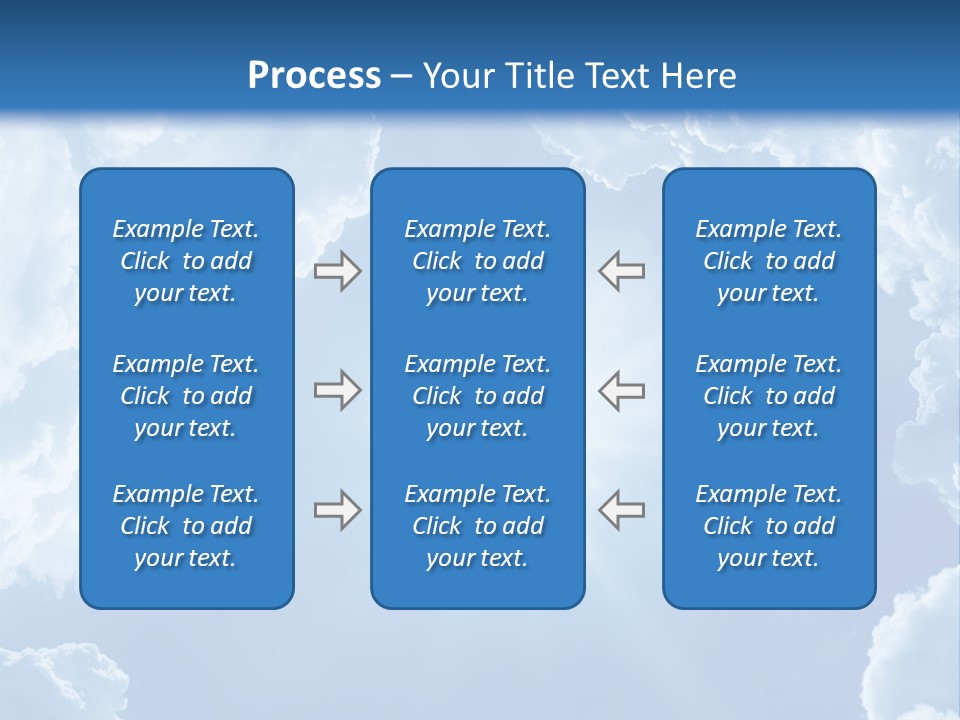 Clouds Color Heavens PowerPoint Template