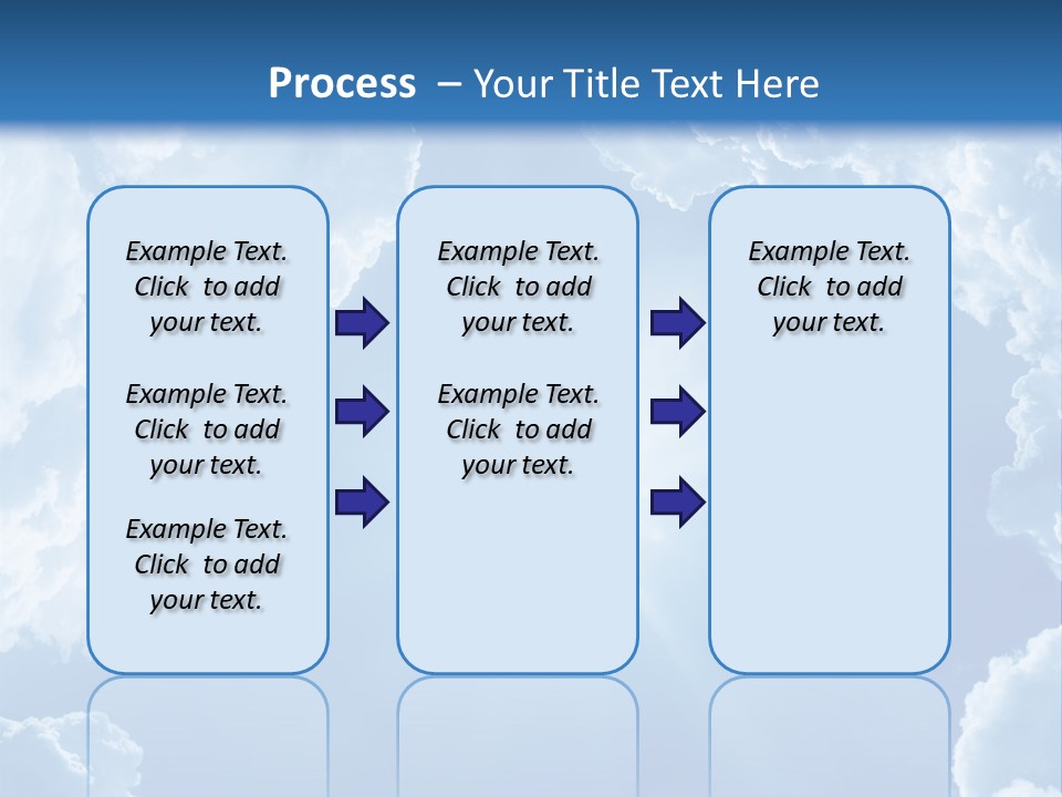 Clouds Color Heavens PowerPoint Template