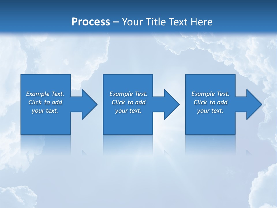Clouds Color Heavens PowerPoint Template