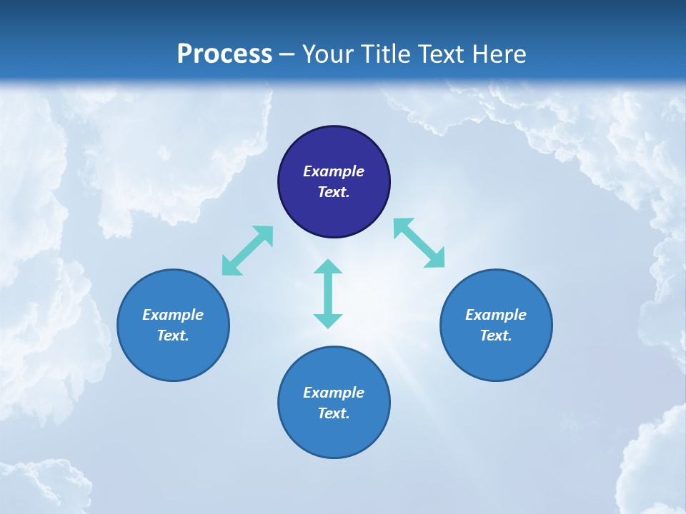 Clouds Color Heavens PowerPoint Template
