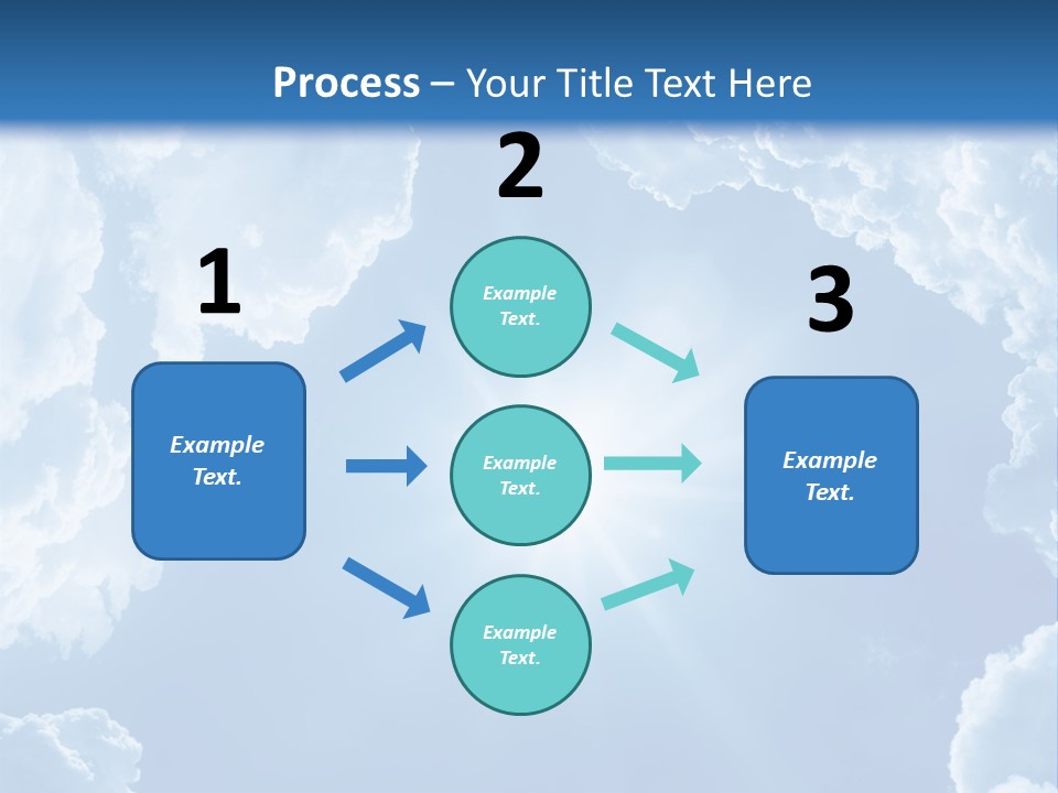 Clouds Color Heavens PowerPoint Template