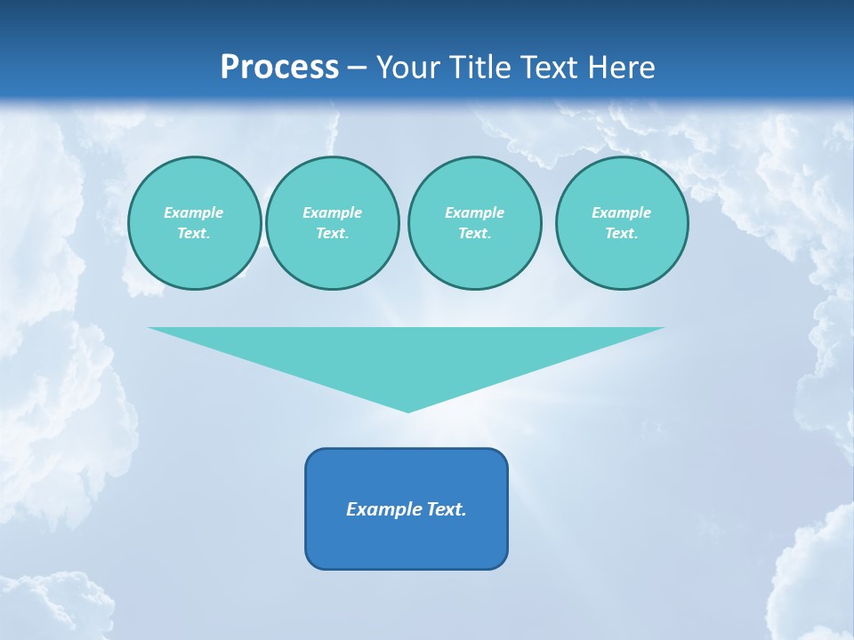 Clouds Color Heavens PowerPoint Template