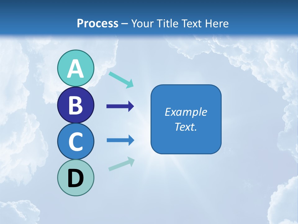 Clouds Color Heavens PowerPoint Template