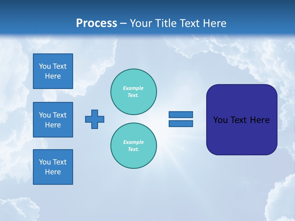 Clouds Color Heavens PowerPoint Template