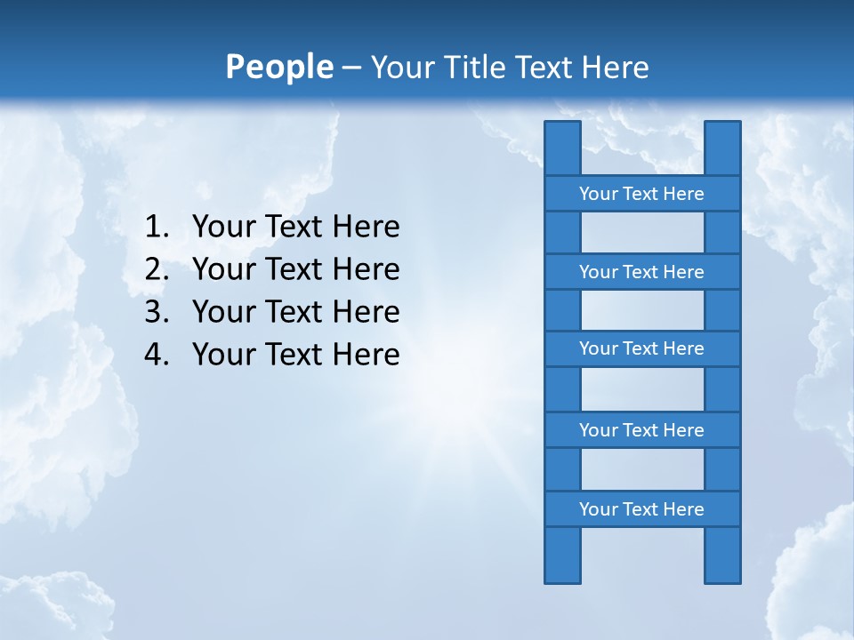Clouds Color Heavens PowerPoint Template