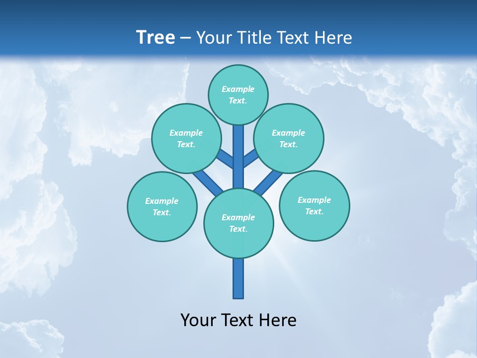 Clouds Color Heavens PowerPoint Template