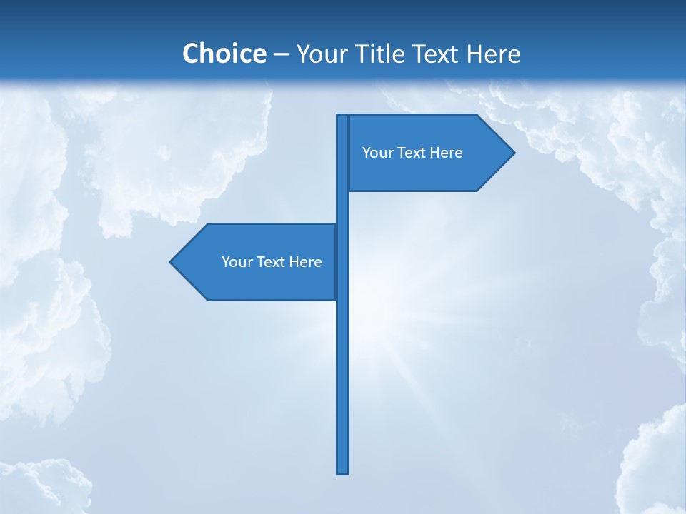 Clouds Color Heavens PowerPoint Template