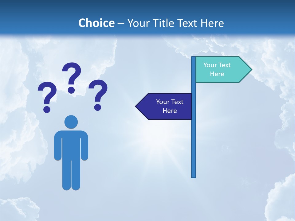 Clouds Color Heavens PowerPoint Template