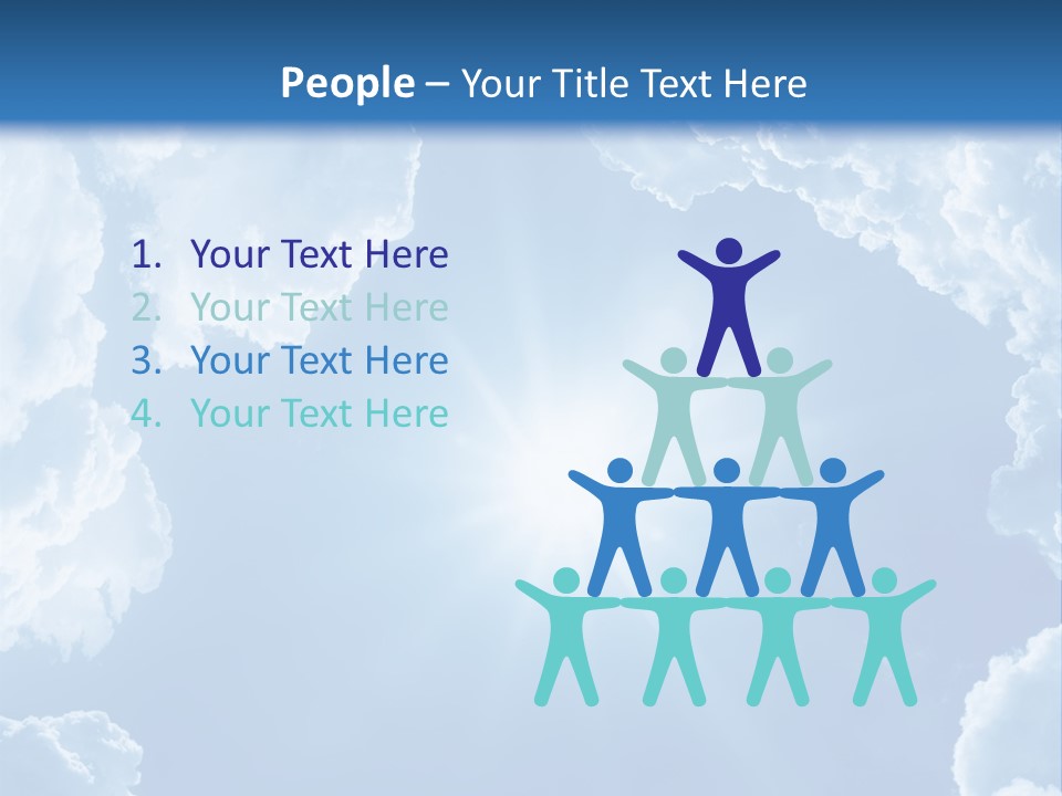 Clouds Color Heavens PowerPoint Template