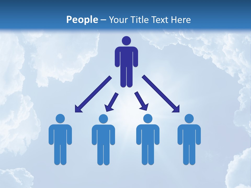 Clouds Color Heavens PowerPoint Template