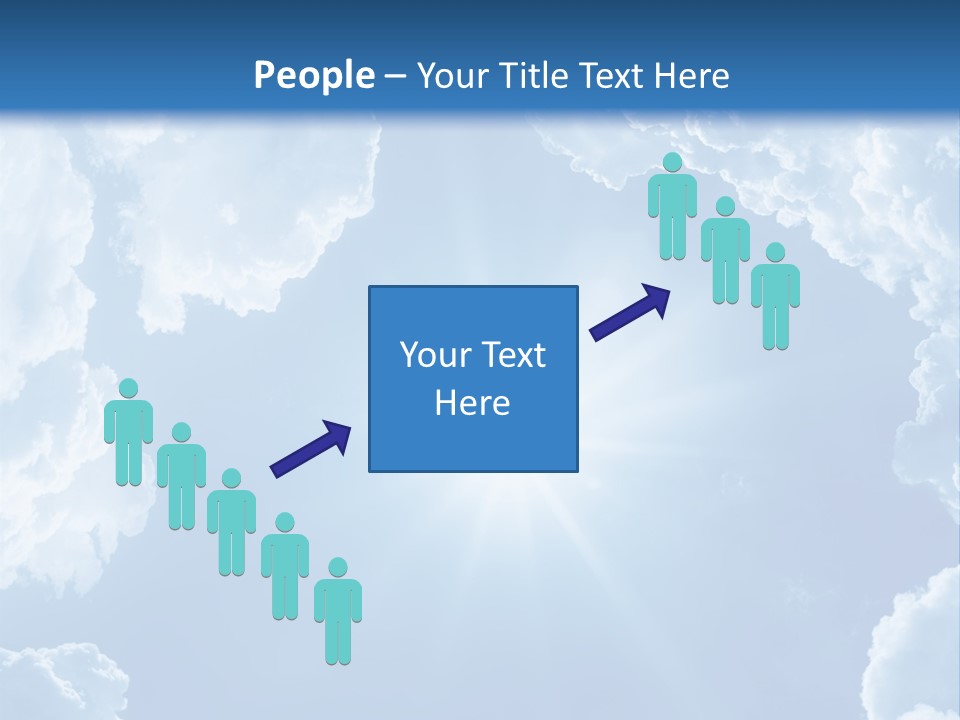 Clouds Color Heavens PowerPoint Template