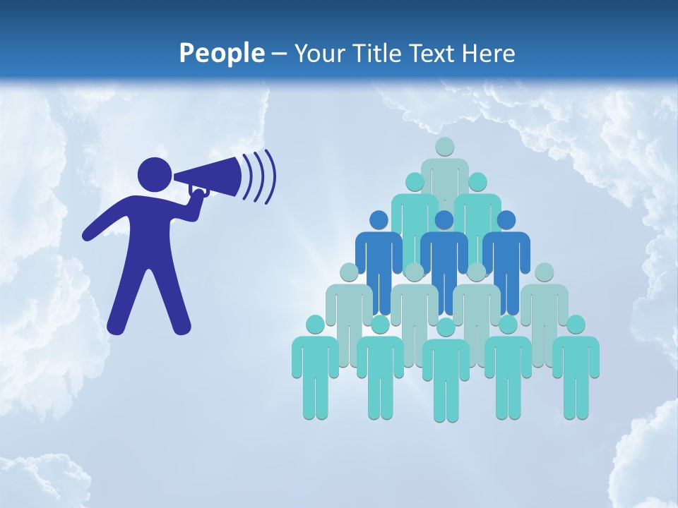 Clouds Color Heavens PowerPoint Template