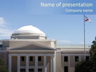 Laws Florida Judicial PowerPoint Template