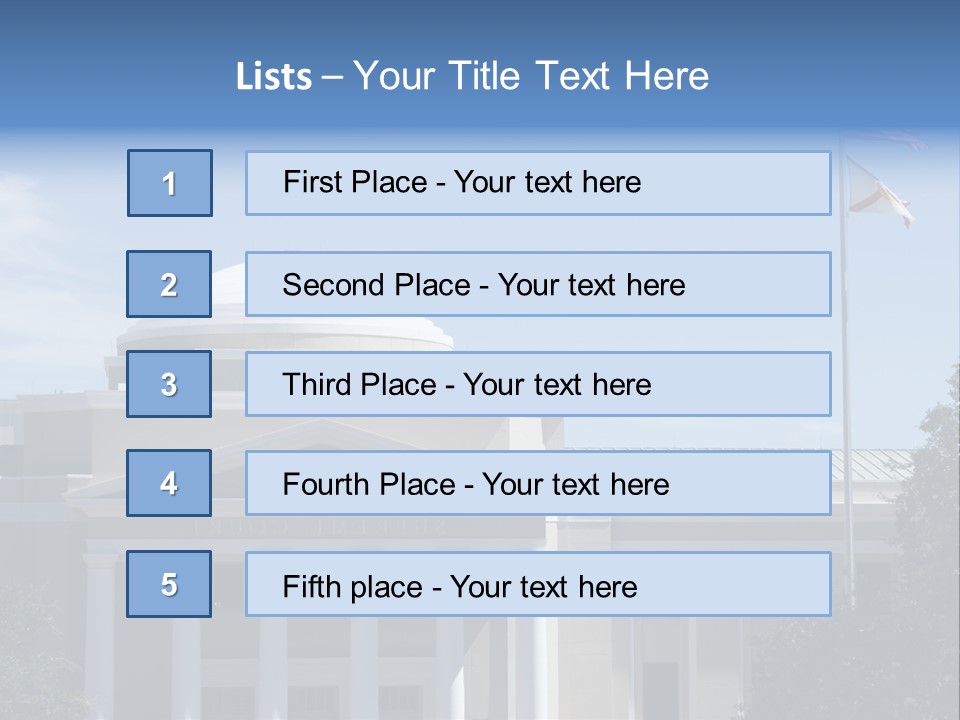 Laws Florida Judicial PowerPoint Template