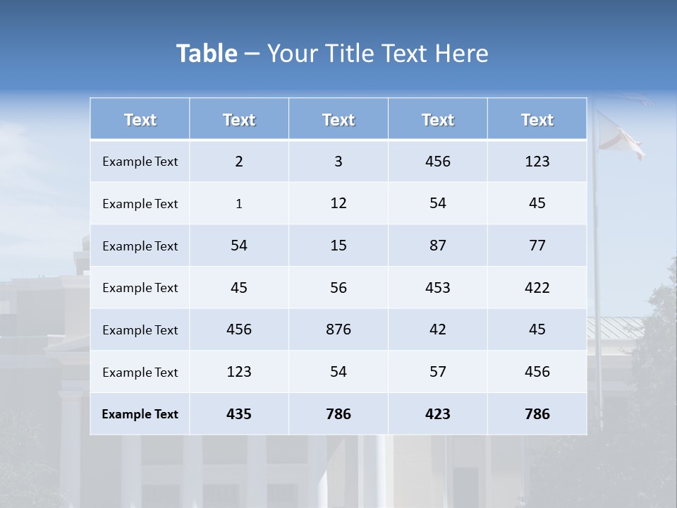 Laws Florida Judicial PowerPoint Template