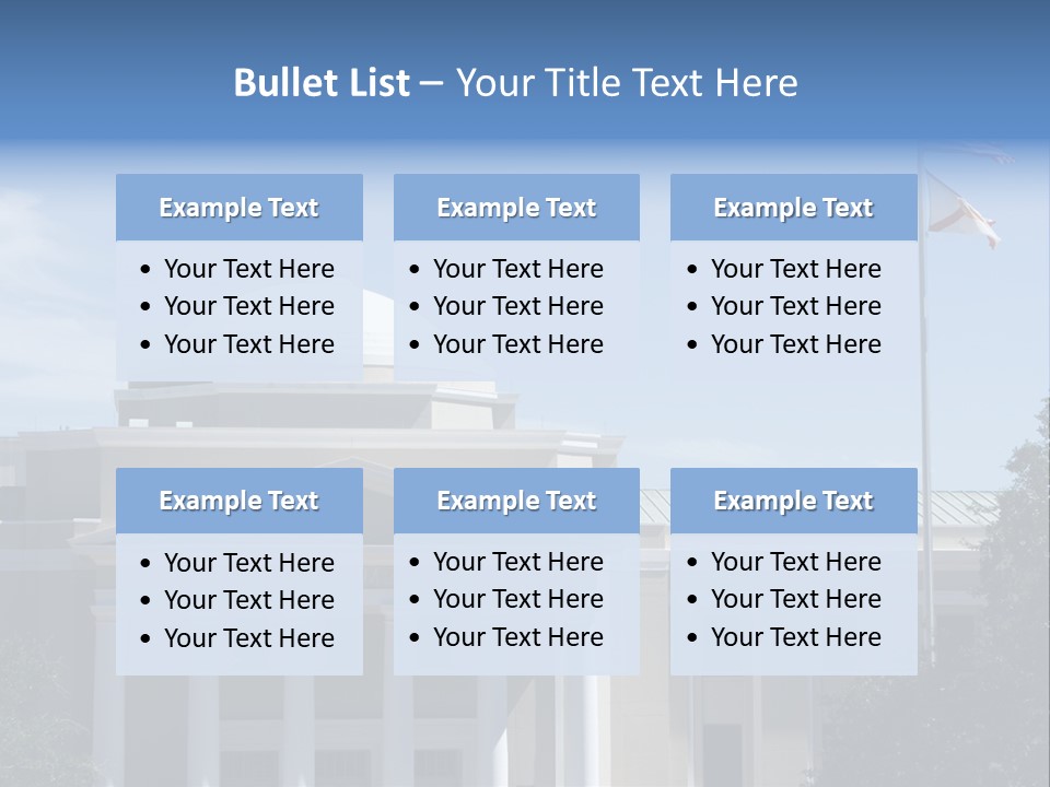 Laws Florida Judicial PowerPoint Template