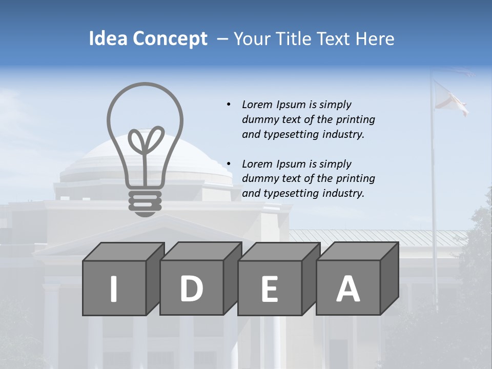 Laws Florida Judicial PowerPoint Template