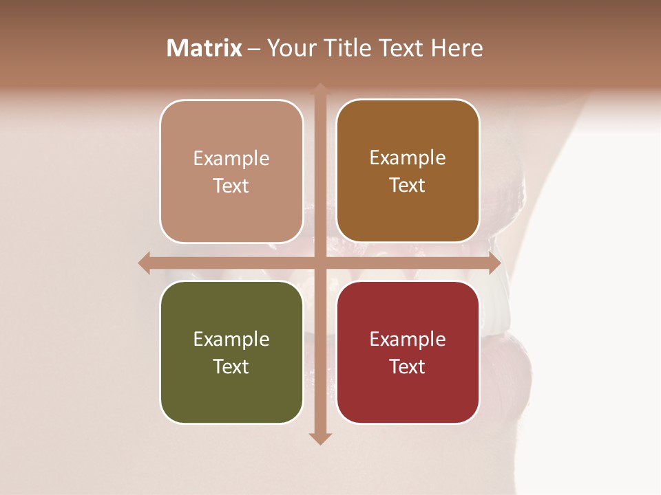 A Woman's Smile With A Missing Tooth PowerPoint Template