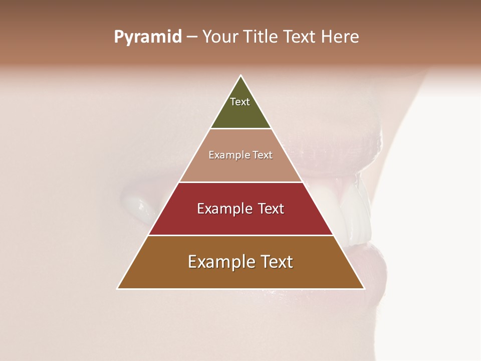 A Woman's Smile With A Missing Tooth PowerPoint Template