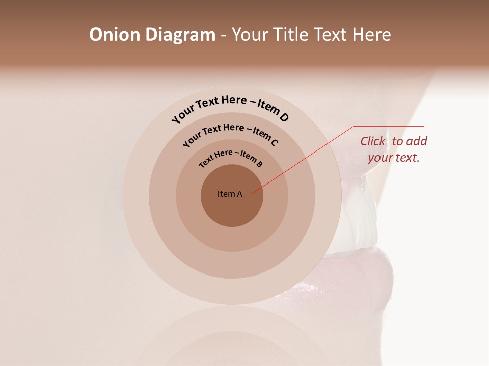 A Woman's Smile With A Missing Tooth PowerPoint Template