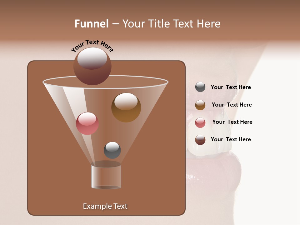 A Woman's Smile With A Missing Tooth PowerPoint Template