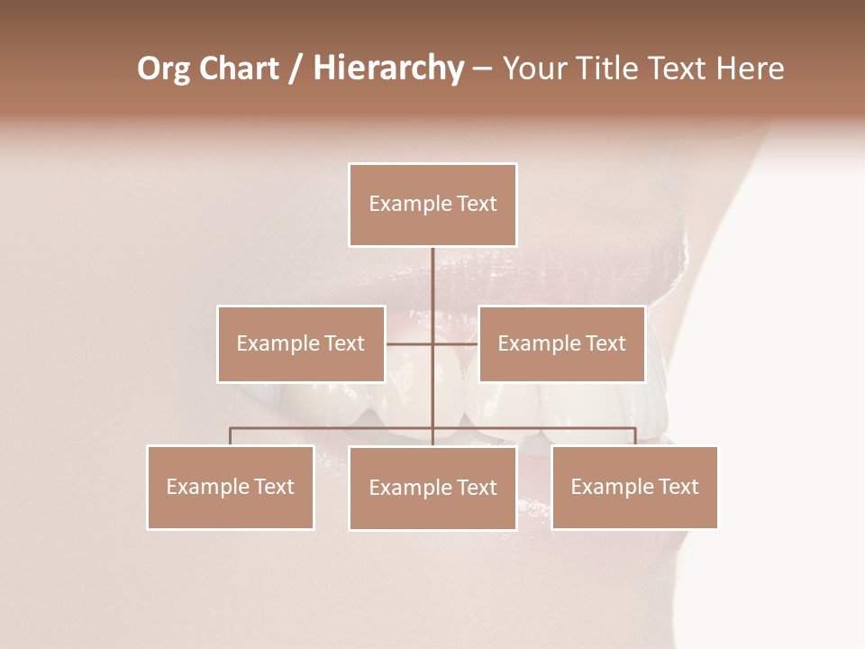 A Woman's Smile With A Missing Tooth PowerPoint Template