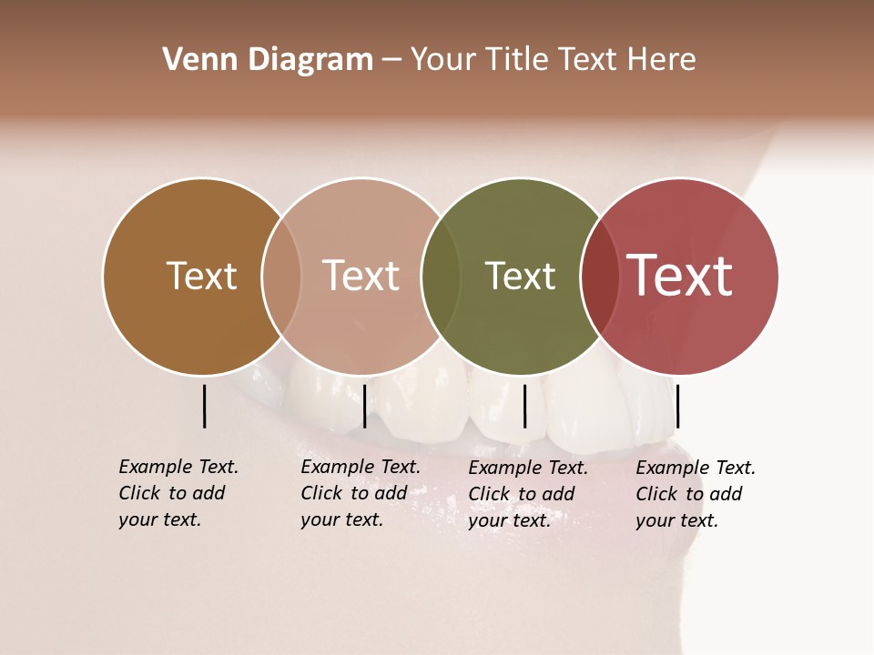 A Woman's Smile With A Missing Tooth PowerPoint Template