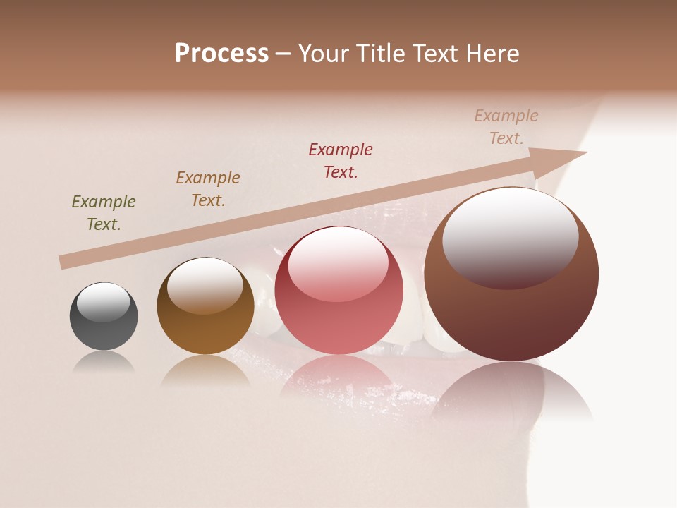 A Woman's Smile With A Missing Tooth PowerPoint Template