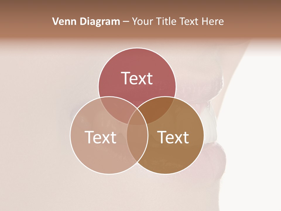 A Woman's Smile With A Missing Tooth PowerPoint Template