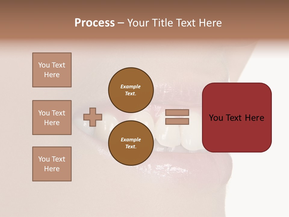 A Woman's Smile With A Missing Tooth PowerPoint Template