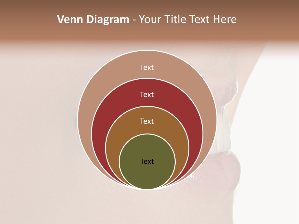 A Woman's Smile With A Missing Tooth PowerPoint Template