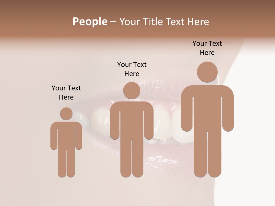 A Woman's Smile With A Missing Tooth PowerPoint Template