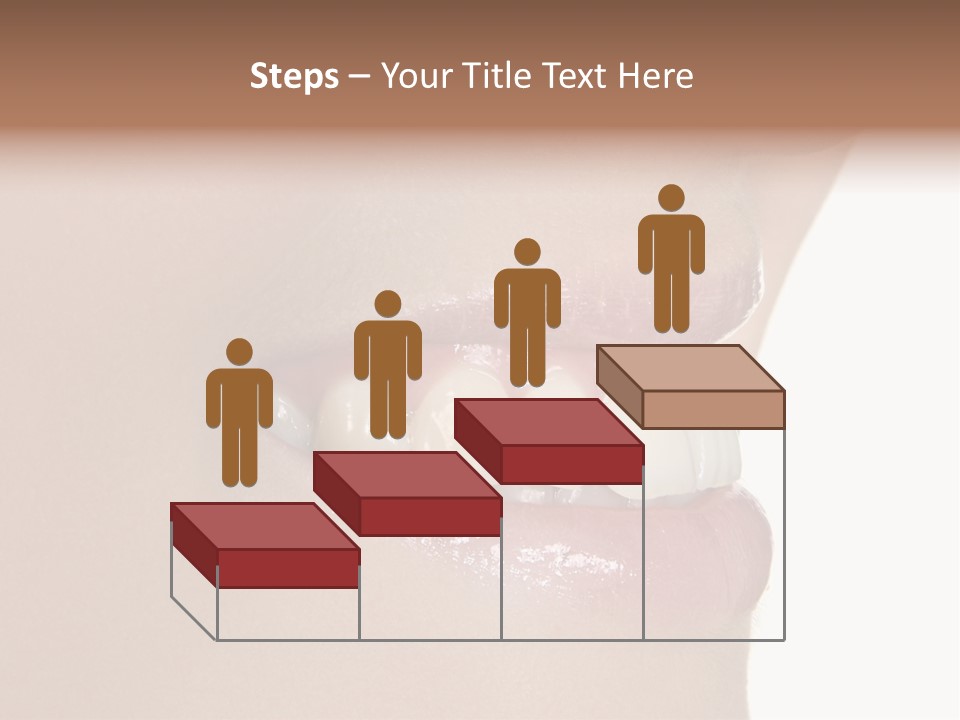 A Woman's Smile With A Missing Tooth PowerPoint Template